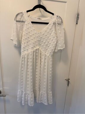 Jodifl large white womens dress